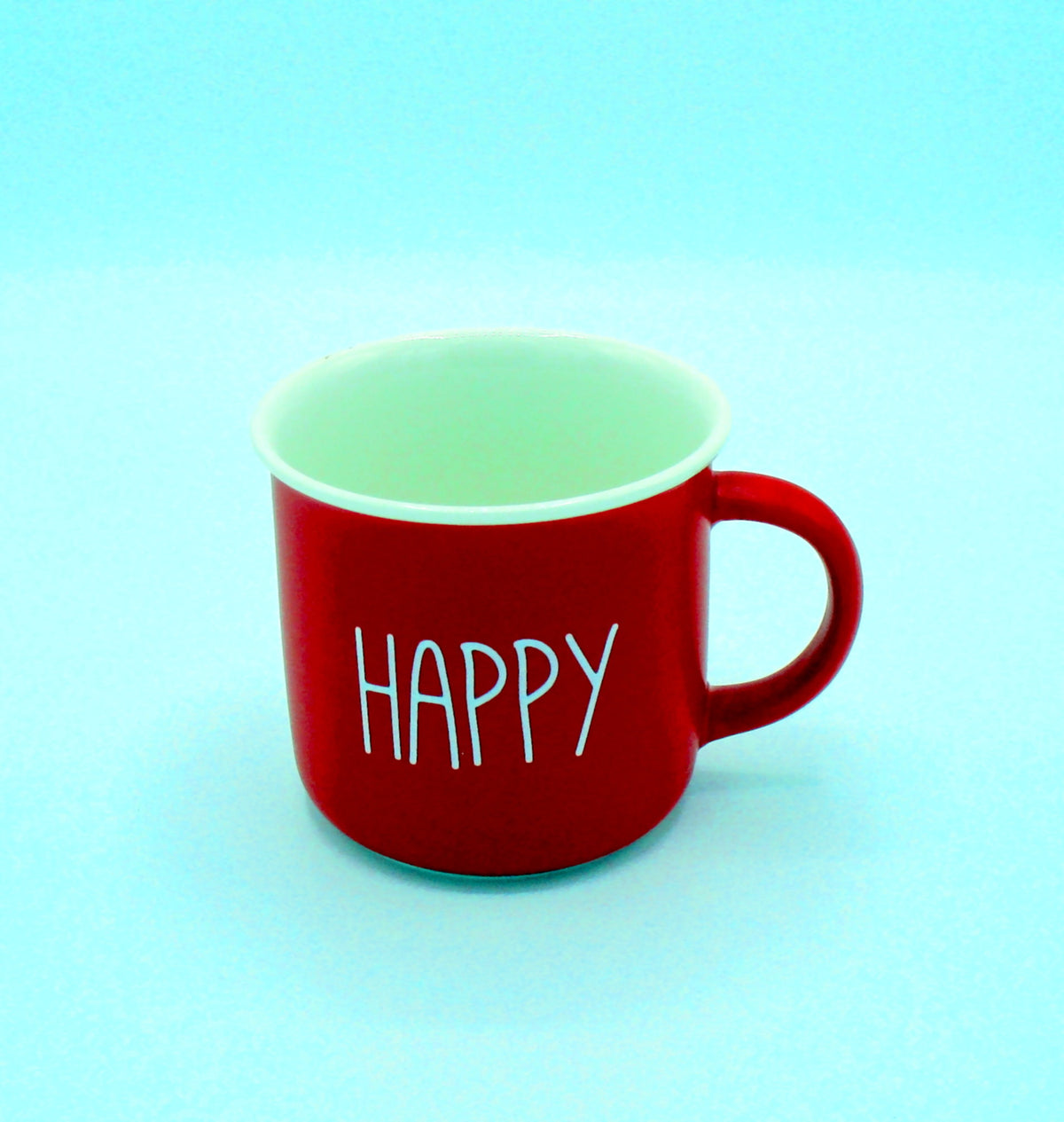 Happy go Lucky 2er Set Porzellan Becher im Schmuckkarton